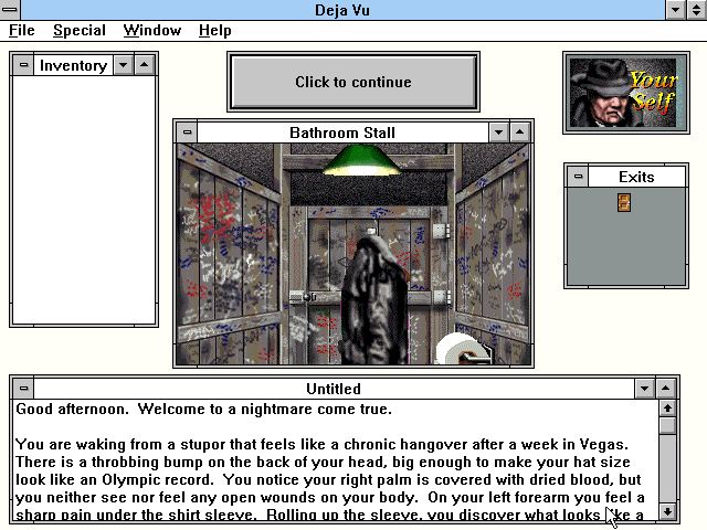 File:Déjà Vu - Nightmare Comes True!!, A - WIN3 - Screenshot - Bathroom Stall.png