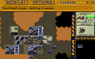 File:Dune II - Building of a Dynasty, The - DOS - Screenshot - Atreides Base.png