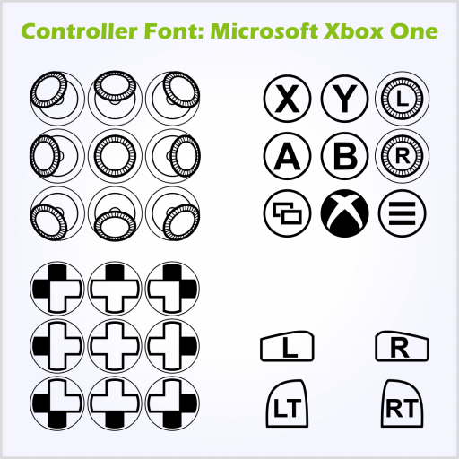 Controller Font - Microsoft Xbox One.png