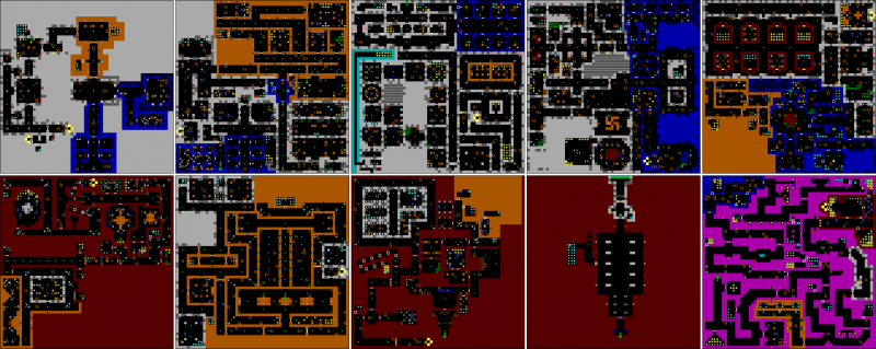 File:Wolfenstein 3D - DOS - Map - Episode 1.png