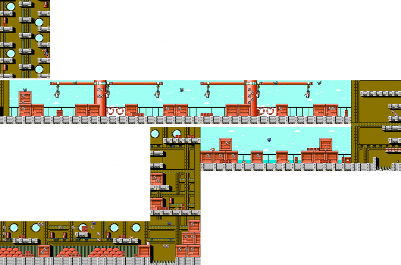 File:Chip 'n Dale's Rescue Rangers 2 - NES - Map - 3.png