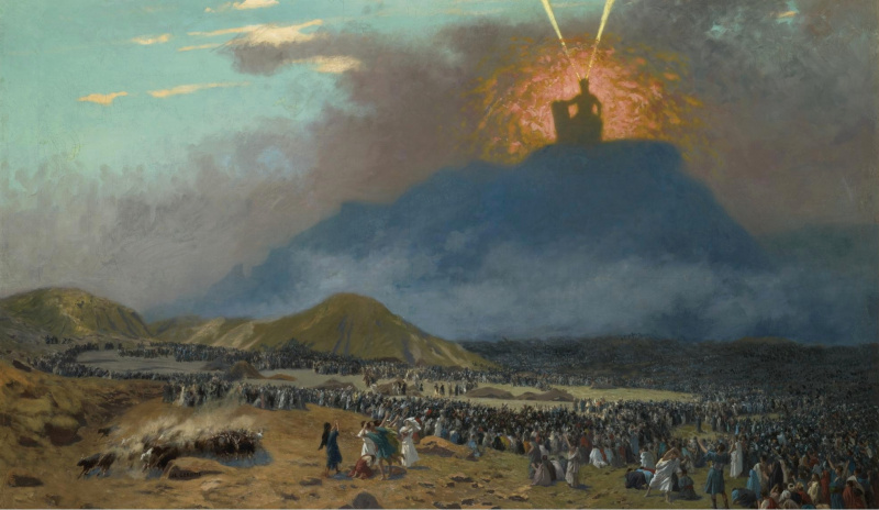 File:Jean-Léon Gérôme - c. 1895-1900 - Moses On Mount Sinai.jpg