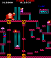 Donkey Kong - ARC - Screenshot - Level 2.png