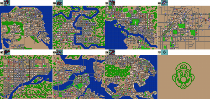 File:SimCity - SNES - Map - Scenarios.png
