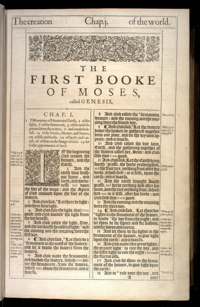 File:King James Version Bible - 1611 - Genesis 1.jpg
