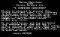 Computer Christmas, A - Screenshot - PCjr - Title.png