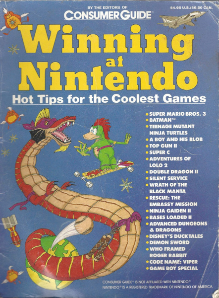 File:Consumer Guide - Hot Tips for the Coolest Nintendo Games - Paperback - USA - Alt Cover.jpg