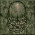 Doom - DOS - Texture - Green Marble Alien Face.png